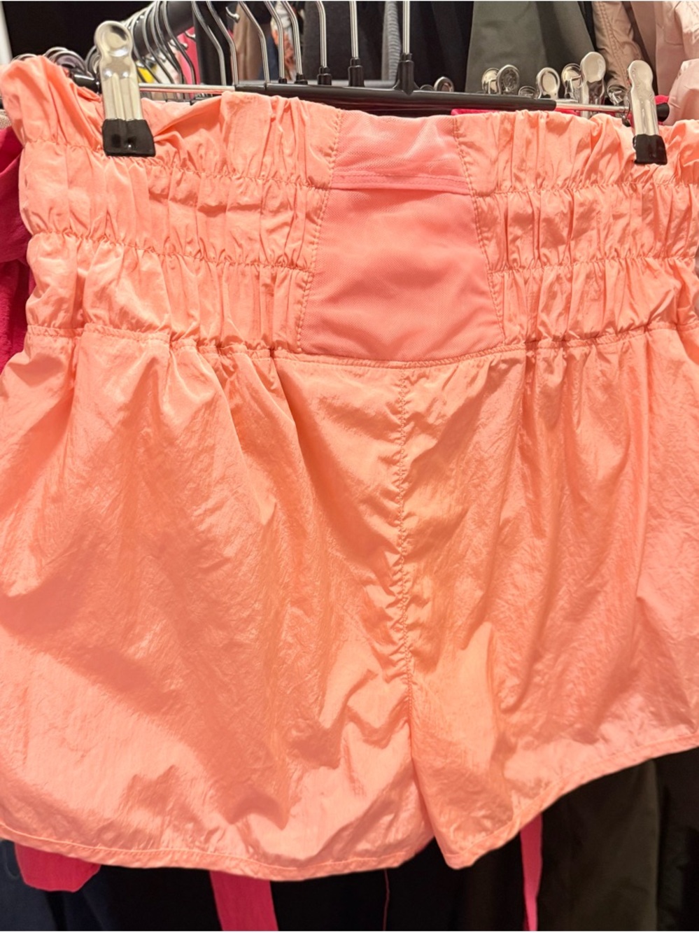 FP Movement The Way Home Coral Peach Athletic Shorts - Picture 2 of 4